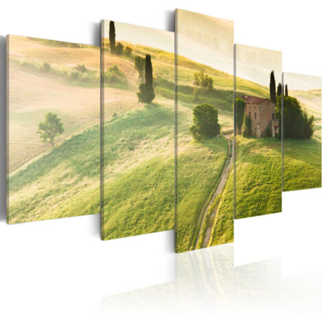 Tableau Imprimé "Toscane Verte" 50 x 100 cm (1/2)