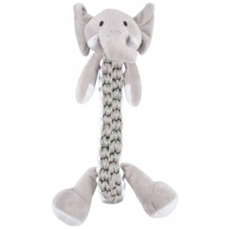 Peluche pour Chien "Éléphant" 34cm Gris (1/2)