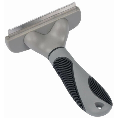 Brosse pour Chien & Chat "Sous Poils" 16cm Gris (1/4)