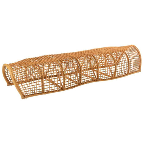 Banc Design en Rotin "Roni" 200cm Naturel (1/5)