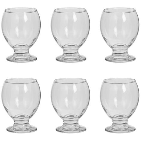 Lot de 6 Verres à Vin "Enric" 28cl Transparent