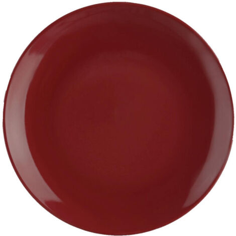 Lot de 6 Assiettes à Dessert "Colorama" 20cm Rouge