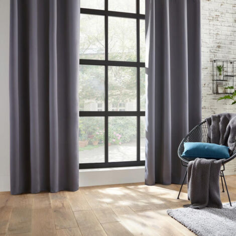 Rideau Occultant "Topa" 140x260 Anthracite (1/5)