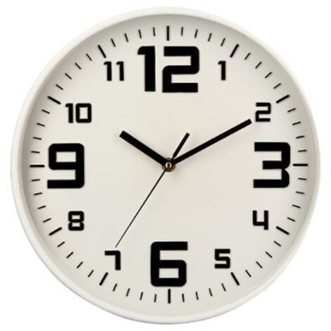 Pendule "Silence" 30cm Blanc (1/3)