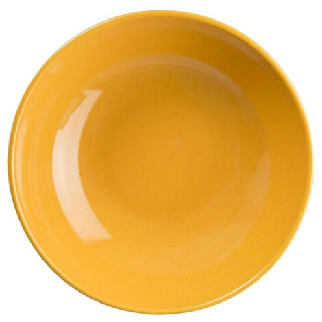 Lot de 6 Assiettes Creuses "Colorama" 20cm Jaune