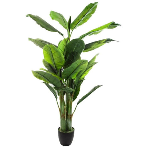 Plante Artificielle "Bananier" 170cm Vert