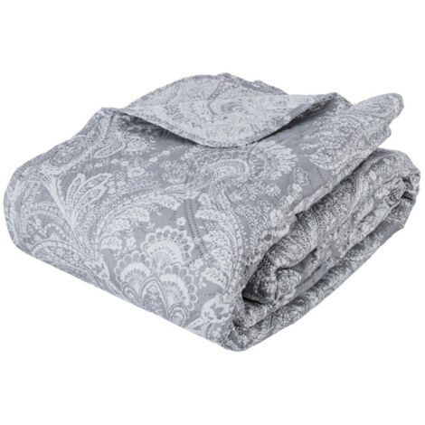 DZYP Boutis Couvre Lit Matelassée Dessus de Lit 2 Personnes Microfibre