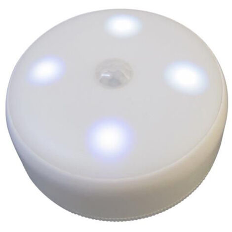 Lampe à Led "Détecteur de Mouvement" 7cm Blanc (1/4)
