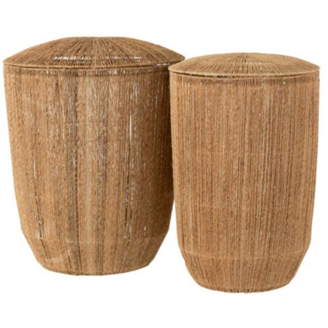 Lot de 2 Paniers en Jute "Dantya" 58cm Naturel (1/3)