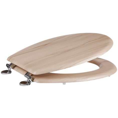 Abattant WC "Toilettes" 45cm Bois Clair
