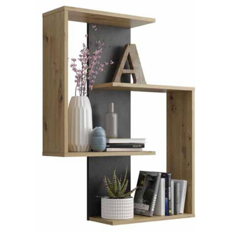 Étagère Murale Design "Takret" 77cm Beige (1/3)