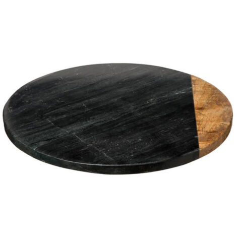 Plateau Tournant Design "Geom" 30cm Noir