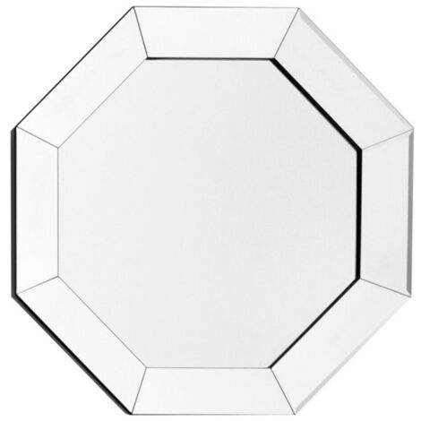 Miroir Mural Design "Kronos" 60cm Argent (1/4)