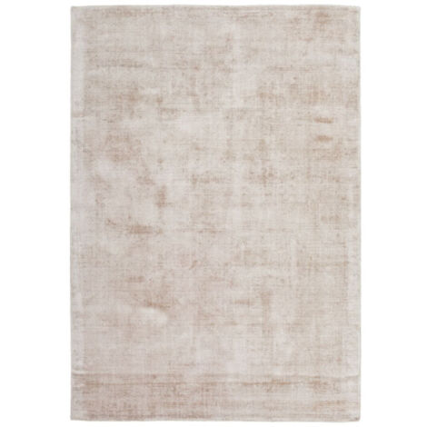 Tapis à Poils Courts Fait Main "Luxury I" Ivoire 80 x 150 cm (1/4)