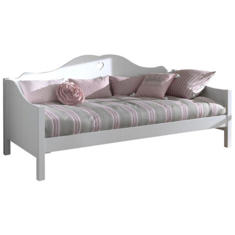 Lit Banquette Enfant "Amori" 90x200cm Blanc (1/2)