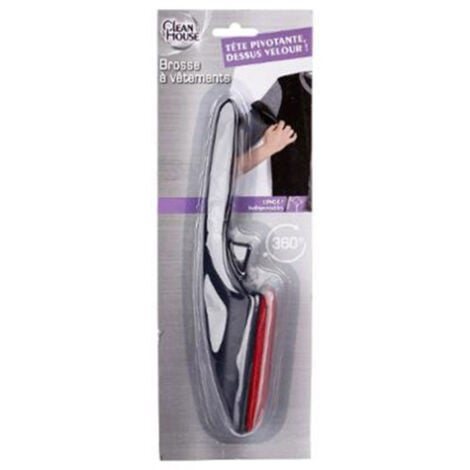 Brosse à Vêtements "Rotative" 25cm Noir