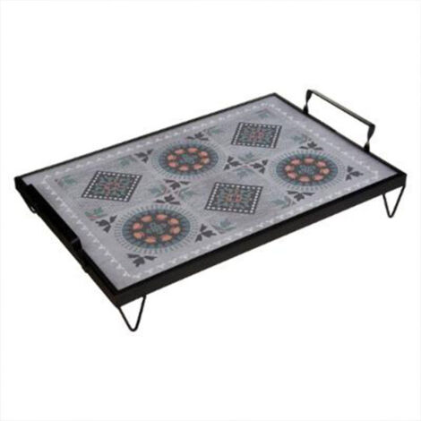 Plateau de Service "Green House" 41cm Multicolore