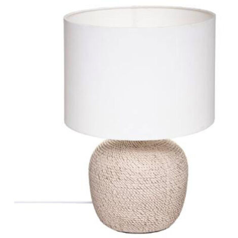 Lampe à Poser en Céramique "Davia" 39cm Blanc
