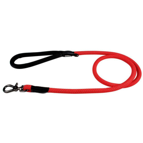 Laisse pour Chien "Corde Expert" 150cm Rouge (1/2)