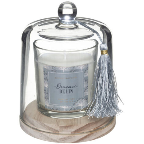 Bougie Parfumée Cloche "Loli" 130g Douceur de Lin (1/2)