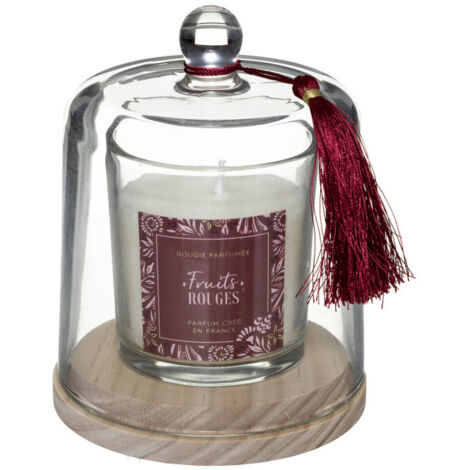 Bougie Parfumée Cloche "Loli" 130g Fruits Rouges (1/3)