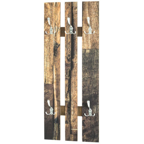 Patère Murale Design "Maho" 100cm Naturel (1/2)