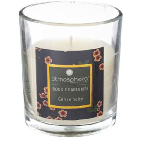 Bougie Parfumée en Verre "Neda" 110g Cerise Noire (1/2)