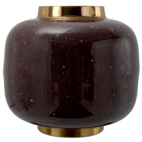 Vase Rond Design "Typo" 20m Marron (1/2)