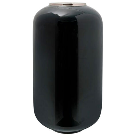 Vase Rond Déco "Somyu" 48cm Vert & Argent (1/2)