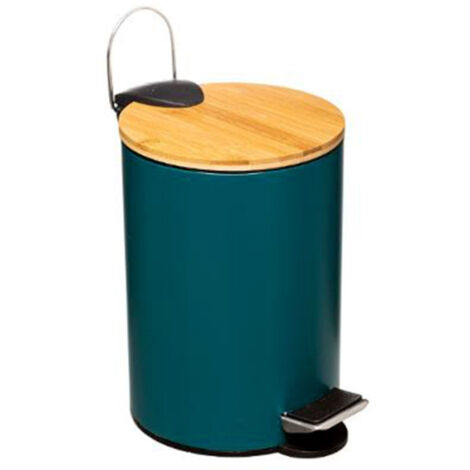 Poubelle à Pédale Modern 3L Pétrole (1/3)