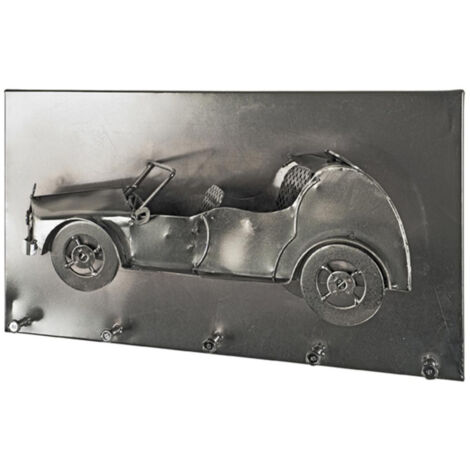 Patère Murale Vintage "Traction" 35cm Argent (1/3)