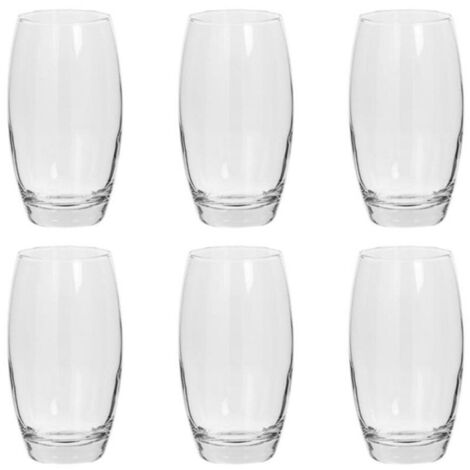 Lot de 6 Gobelets Hauts "Cesari'Eau" 51cl Transparent