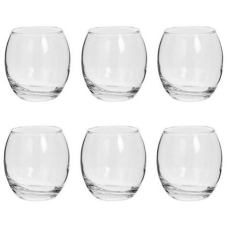Lot de 6 Gobelets Bas "Cesari'Eau" 40cl Transparent (1/2)