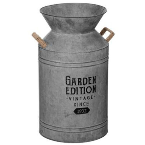 Pot à Lait Déco Vintage "Zinc" 48cm Gris (1/3)