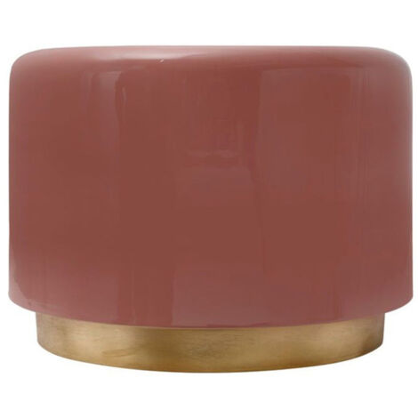 Table d'Appoint Basse "Louana" 51cm Rose (1/2)