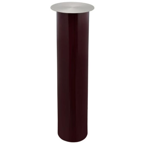 Bougeoir de Sol "Colby" 70cm Prune & Argent (1/2)