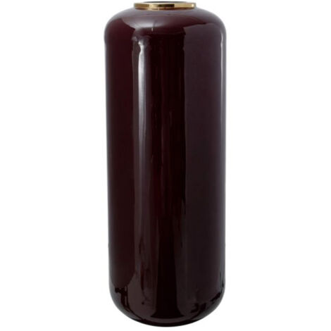 Vase Design "Touna" 81cm Violet & Or (1/2)