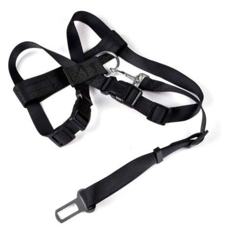Harnais de Sécurité pour Animaux "Voiture" 50cm Noir (1/2)