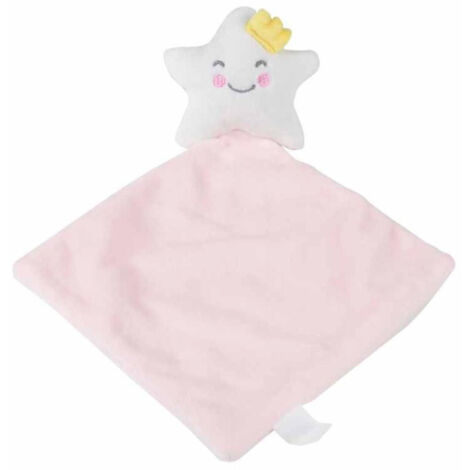 Doudou avec Mouchoir "Étoile" 18cm Rose (1/3)