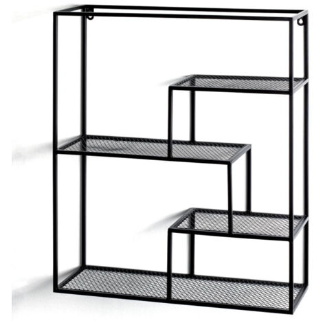Étagère Murale 3 Niveaux "Inaya" 60cm Noir (1/5)