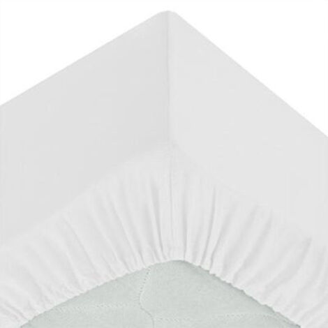 Drap Housse "Intérieur" 160x200cm Blanc