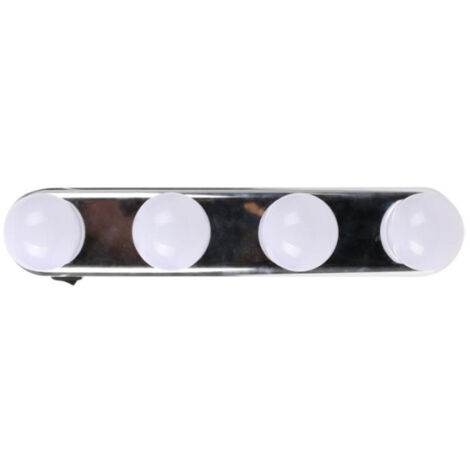 Barre Lumineuse Ventouse "4 Ampoules" 30cm Blanc