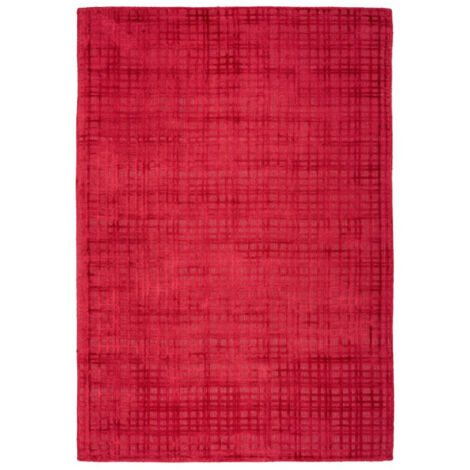 Tapis Tissé à la Main "Karma" Rouge Cerise 120 x 170 cm (1/2)