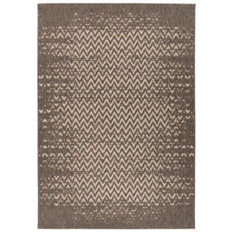 Tapis Tissé à Poils Plats "Splash" Marron 120 x 170 cm (1/3)