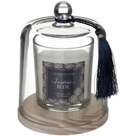 Bougie Parfumée Cloche "Loli" 130g Jasmin Blanc (1/3)