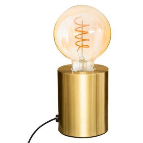 Lampe à Poser "Tube" 10cm Or (1/2)