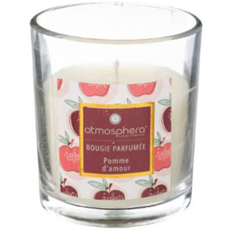 Bougie Parfumée en Verre "Neda" 110g Pomme d'Amour (1/2)