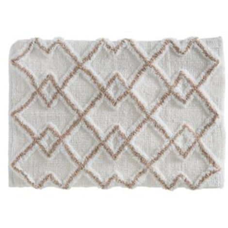 Tapis Salle de Bain "Ethnique" 50x75cm Taupe