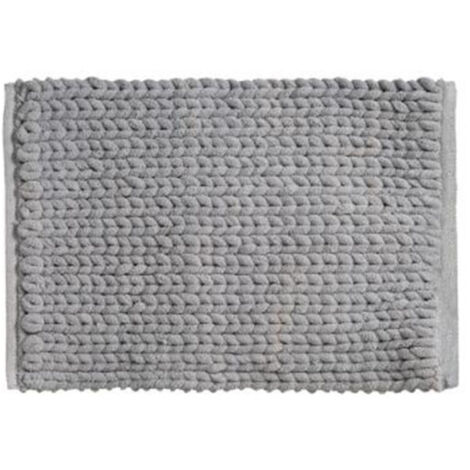 Tapis de Salle de Bain "Épais" 50x75cm Gris (1/2)