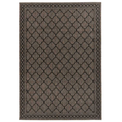 Tapis à Motifs à Poils Plats "Splash" Gris 80 x 150 cm (1/3)